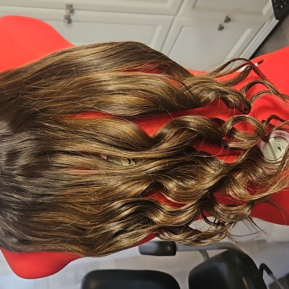 HUMAN halo brown with lowlights Never used